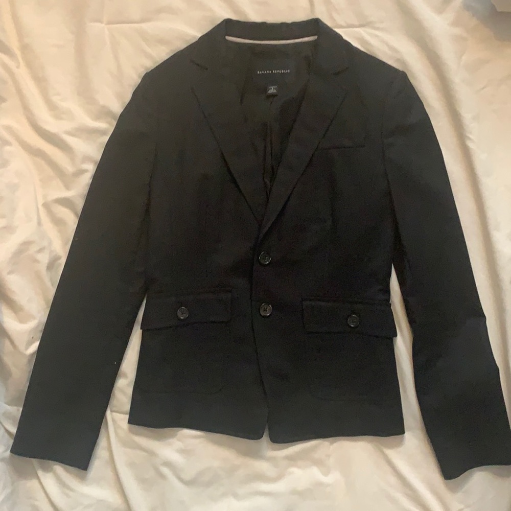 Black Banana Republic Suit Coat